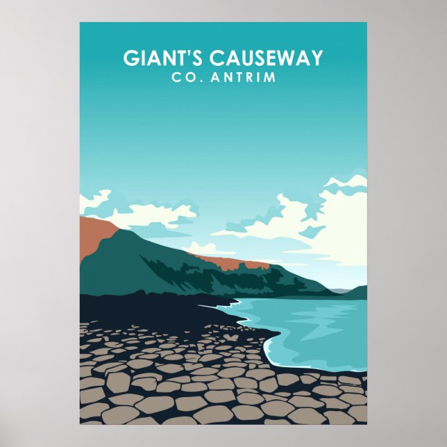 Giants Causeway Ireland Poster (Framsidan)