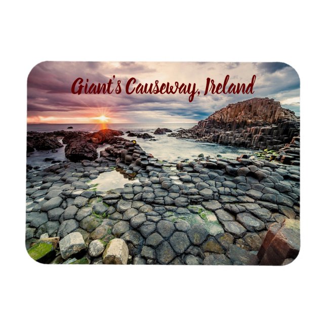 Giant's Causeway Ireland stilized Magnet (Horisontell)