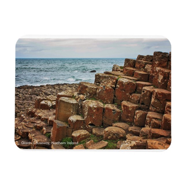Giants Causeway, Irland, Flexi Magnet (Horisontell)