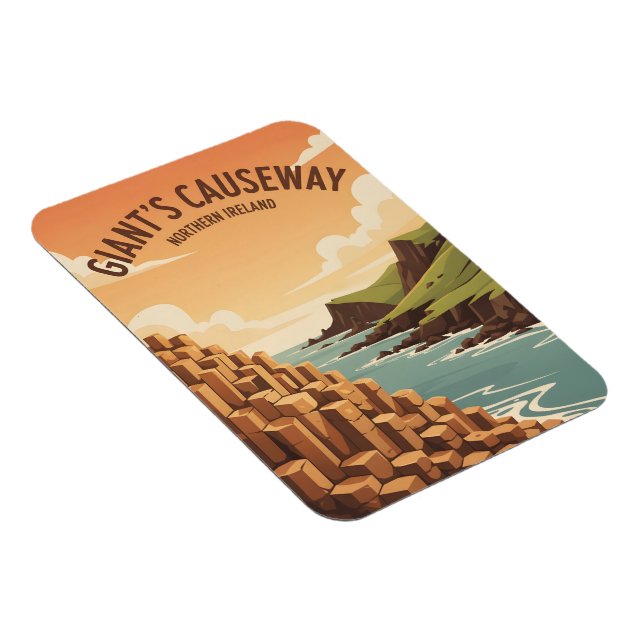 Giant's Causeway Nordirland Magnet (Högersidan)