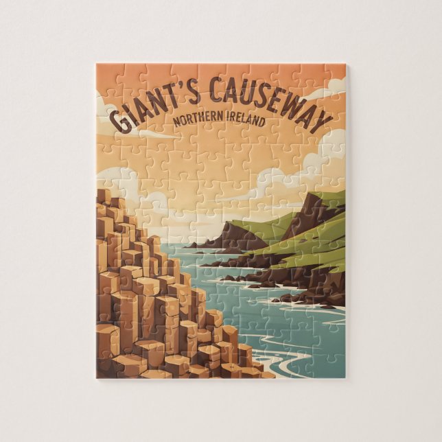 Giant's Causeway Nordirland Pussel (Vertikal)