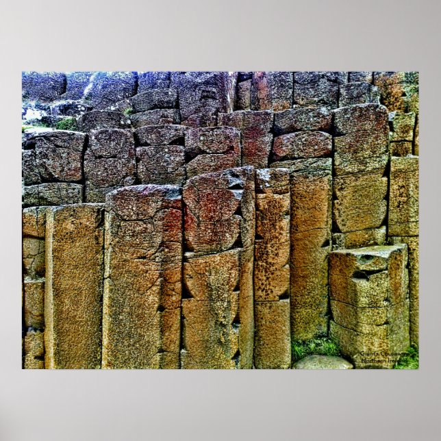 Giant's Causeway Northern Ireland Poster (Framsidan)