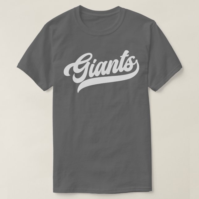 Giants Retro New York Giants T Shirt (Design framsida)