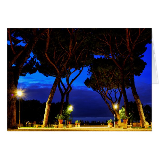 Giardino degli Aranci Hälsningskort (Framsidan Horizontal)