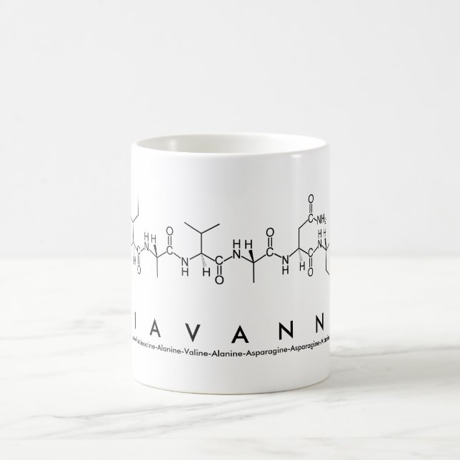 Giavanna peptide namn mugg (Center)