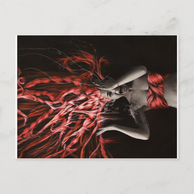 GIAWIL Red Vykort (Framsida)