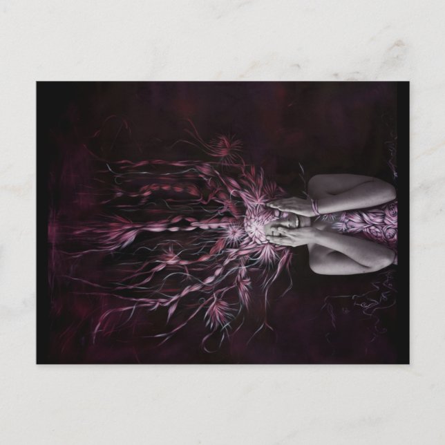 GIAWIL Rosa Vykort (Framsida)