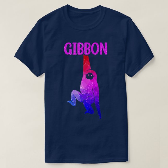 Gibbon Ape Monkey  - 1  T Shirt (Design framsida)