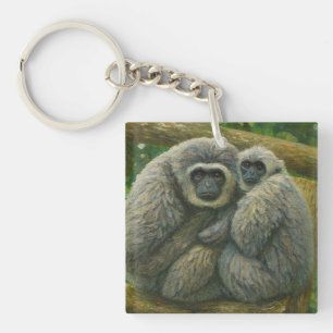 Gibbon Assions - Emotional Wildlife Porträtt