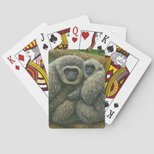 Gibbon Assions - Emotional Wildlife Porträtt Casinokort