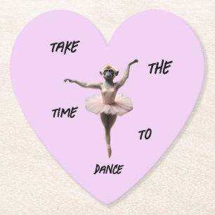 Gibbon Ballet Dancer in a Tutu, Underlägg Papper