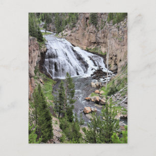 Gibbon Falls, nationalparken Yellowstone Vykort