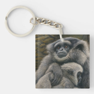 Gibbon Shelter - Emotional Wildlife Porträtt