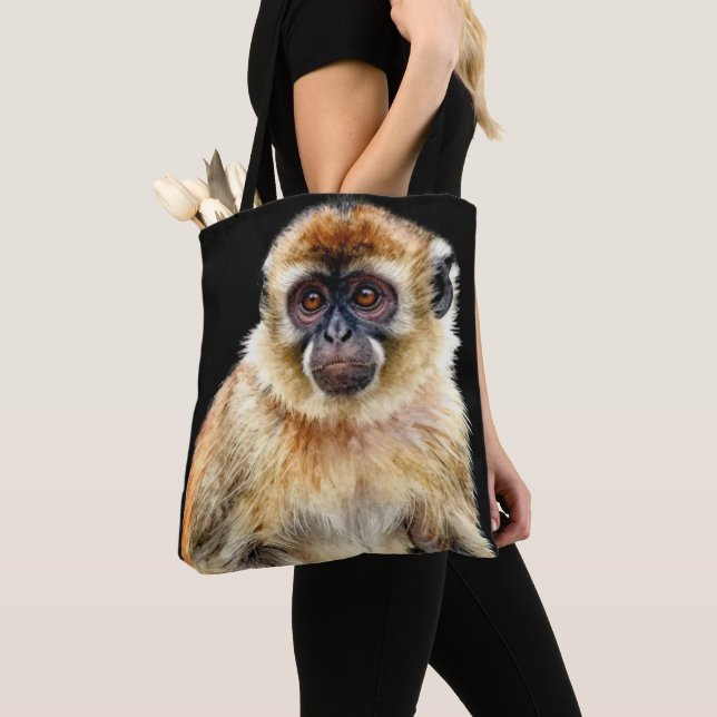 Gibbon Tygkasse (Närbild)
