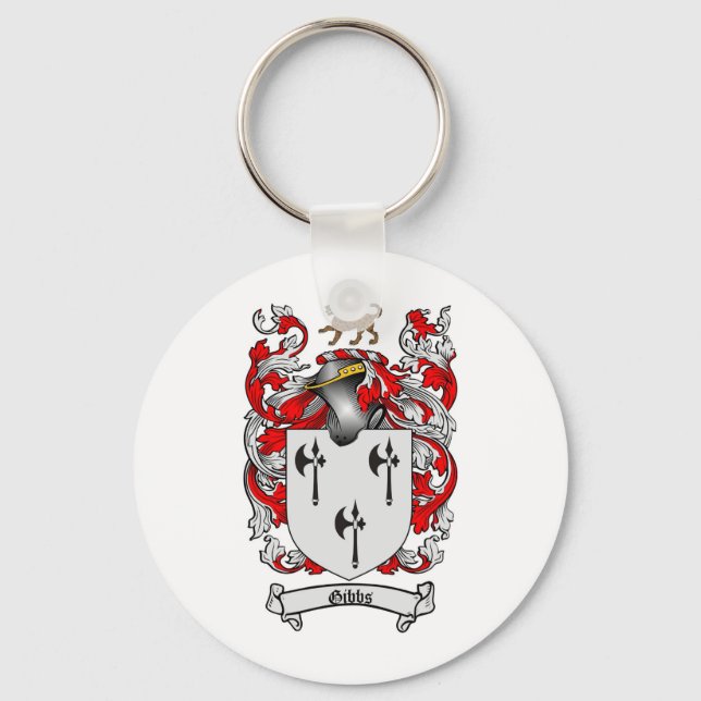GIBBS FAMILY CREST - GIBBS JACKAR ARM NYCKELRING (Framsida)