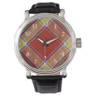 Gibbs/Gibson Tartanklocka Armbandsur