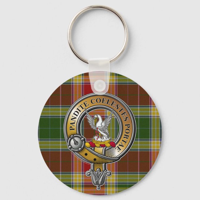 Gibbs Gibsone Tartan & Badge Nyckelring (Framsida)