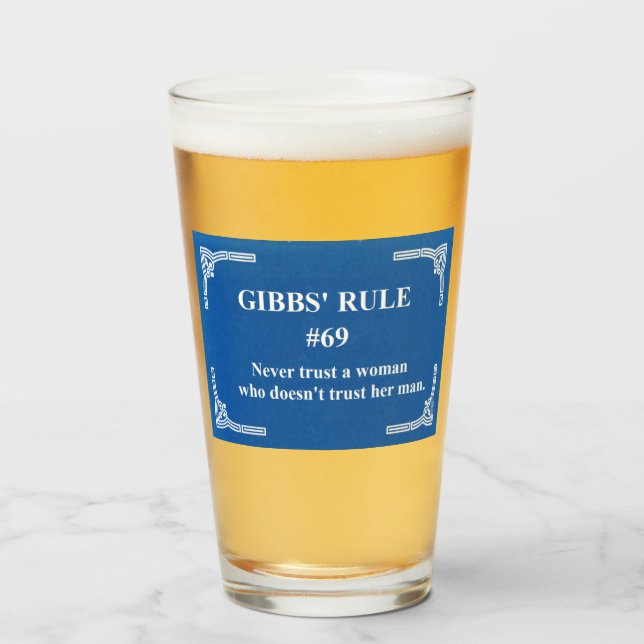 Gibbs regel 69 glaskopp (Framsida fylld)