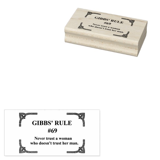 Gibbs regel 69 stämpel (Stämplad)