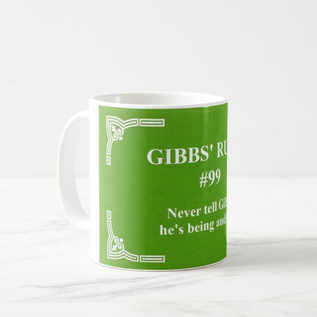 Gibbs regel 99 kaffemugg (Framsida vänster)
