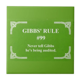 Gibbs regel 99 kakelplatta