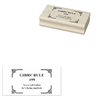 Gibbs regel 99 stämpel