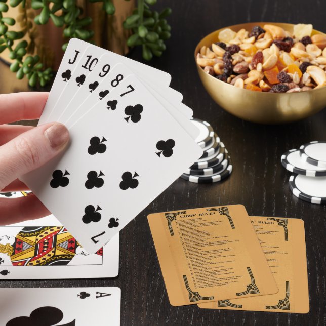Gibbs regler casinokort (På plats)
