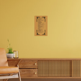 Gibbs regler poster