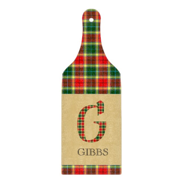 Gibbs Tartan Monogram G (Framsidan)