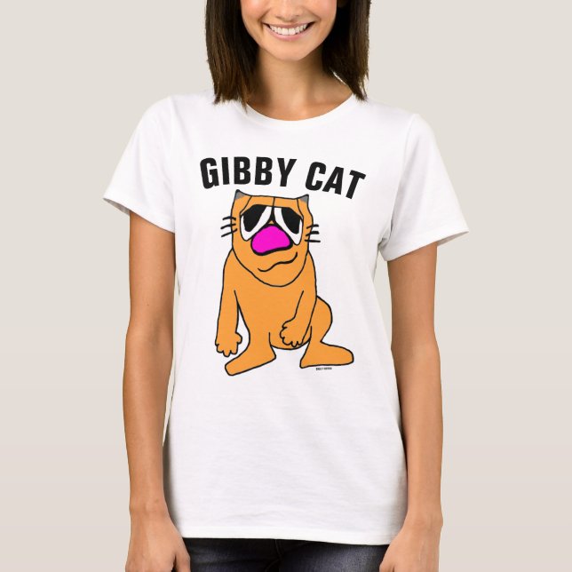 GIBBY CAT Funny T-shirts för barn (Framsida)