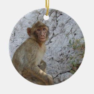 Gibraltar apaprydnad julgransprydnad keramik