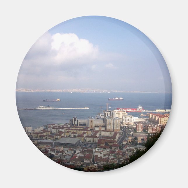 Gibraltar Bay Magnet (Framsidan)