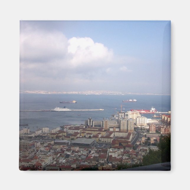 Gibraltar Bay Magnet (Framsidan)