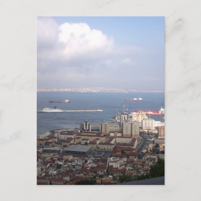 Gibraltar Bay Vykort (Framsida)