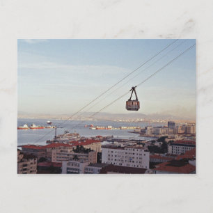 Gibraltar Cable Car Postcard Vykort