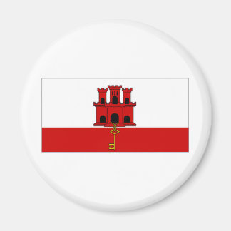 Gibraltar City Flagga Magnet