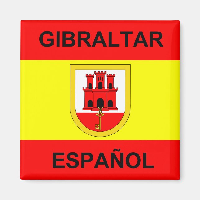 Gibraltar Espanol Magnet (Framsidan)