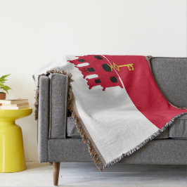 Gibraltar flagga filt