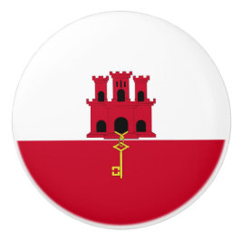 Gibraltar flagga knopp