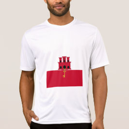 Gibraltar flagga t shirt