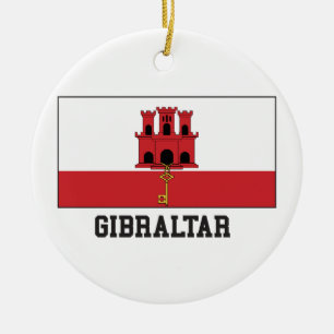 Gibraltar Julgransprydnad Keramik