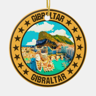Gibraltar Julgransprydnad Keramik