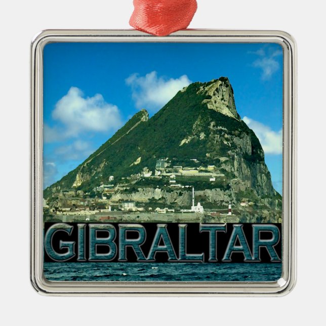 Gibraltar Julgransprydnad Metall (Framsidan)