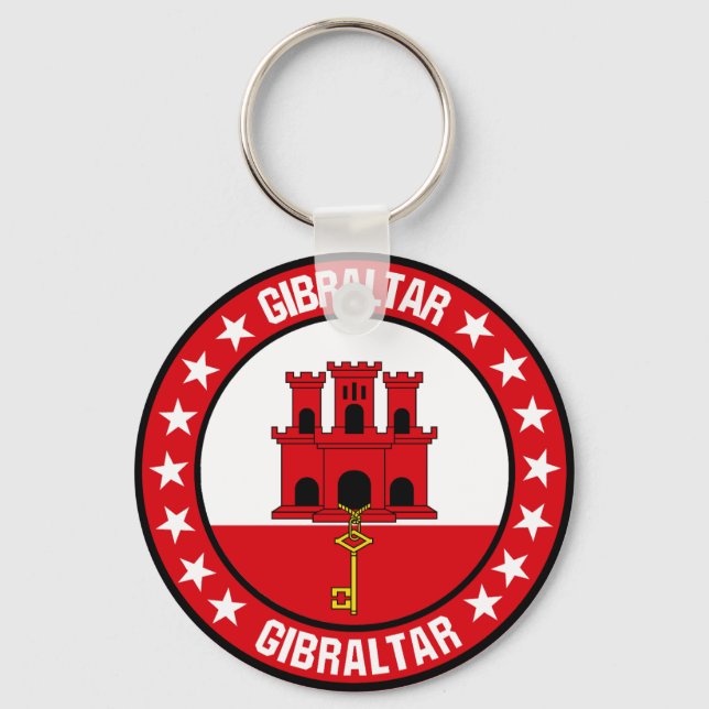 Gibraltar Nyckelring (Framsida)