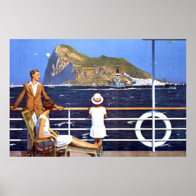 Gibraltar poster FRÅN AS LOW AS 8.60 (Framsidan)