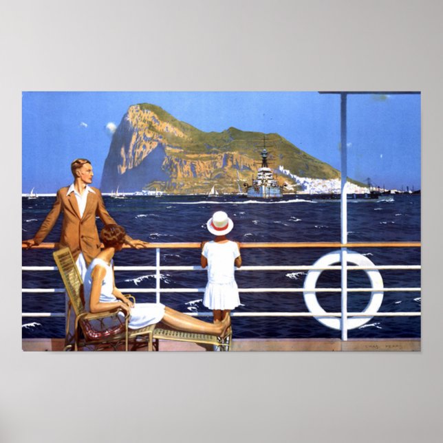 Gibraltar poster FRÅN AS LOW AS 8.60 (Framsidan)