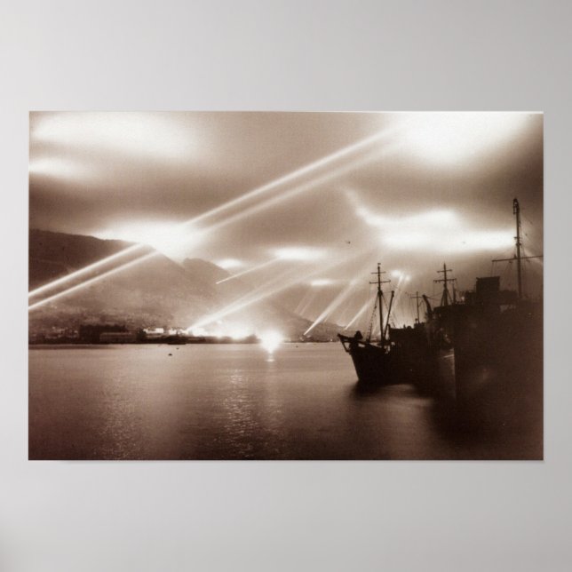 Gibraltar strålkastarear poster (Framsidan)