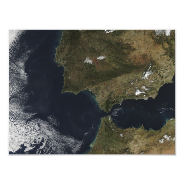 Gibraltar sund fototryck (Framsidan)