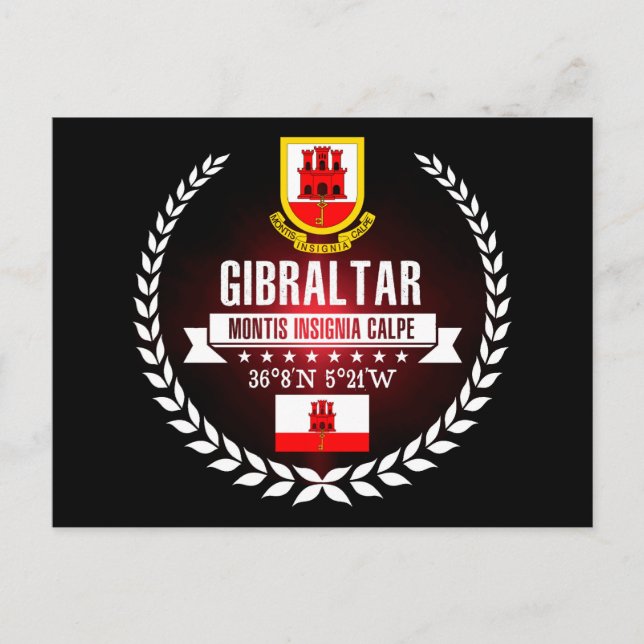 Gibraltar Vykort (Framsida)