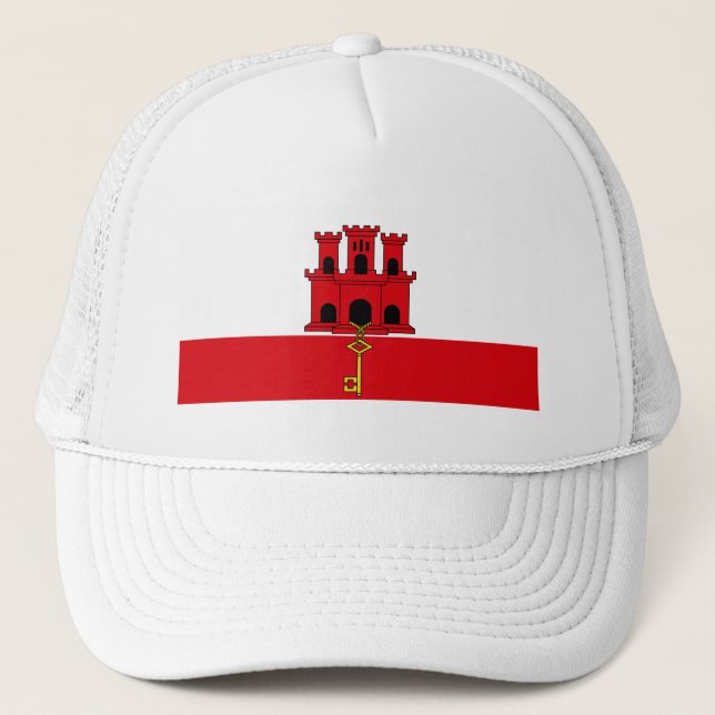Gibraltars flagga keps (Framsida)